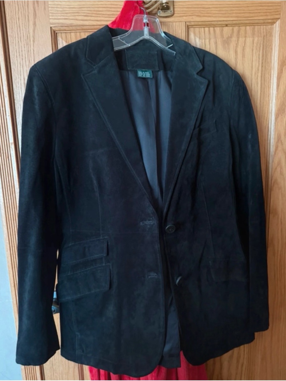 Lauren Ralph Lauren Black Suede Blazer